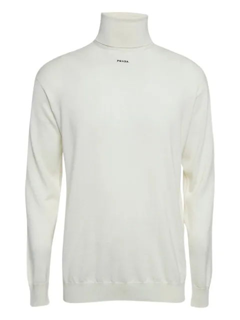 Prada Pre-Owned high-neck cashmere sweater