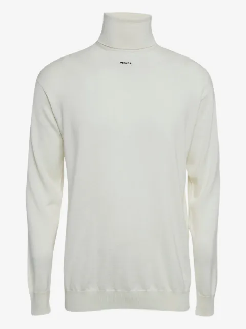 Prada Pre-Owned Kaschmirpullover mit Stehkragen