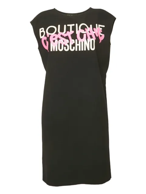Moschino Pre-Owned vestido corto con estampado de grafiti
