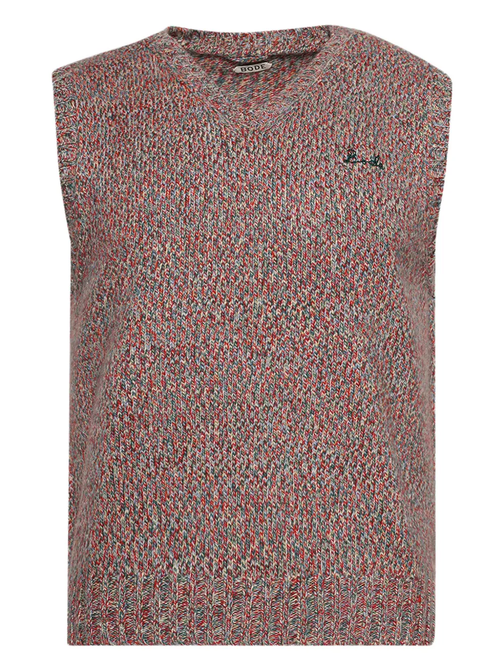 BODE chaleco con cuello en V | rojo | Image 1