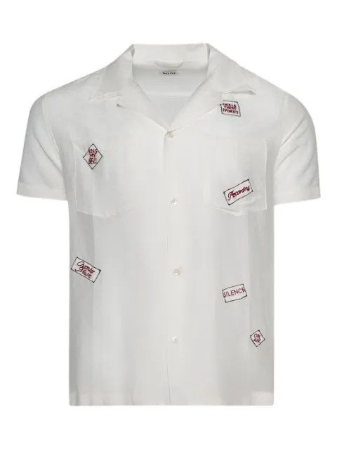 BODE embroidered-details short-sleeve shirt