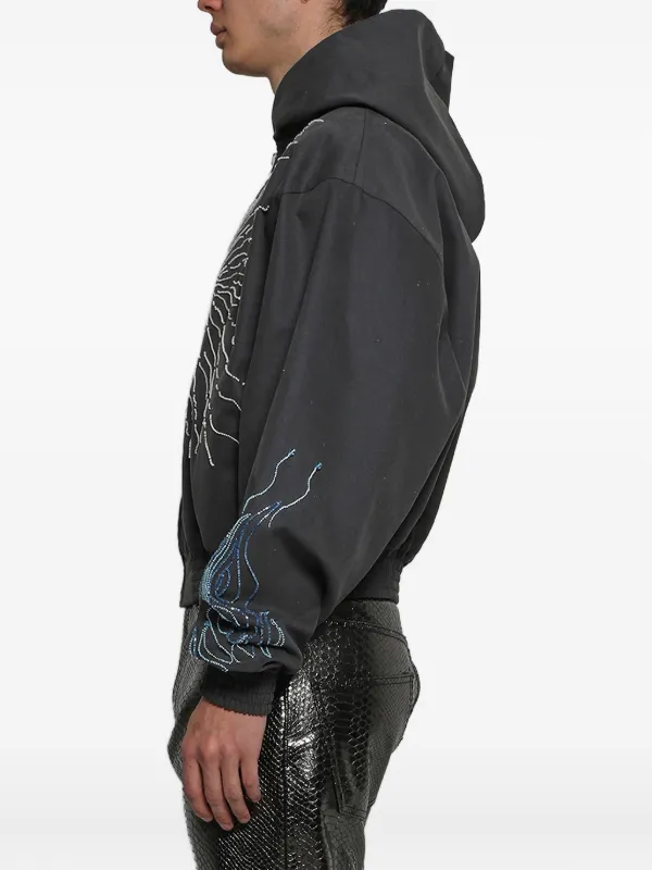 EARTHLING VIP StarSeed zip-up Hoodie | Black | FARFETCH