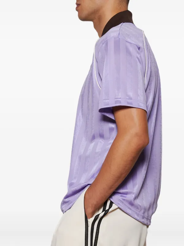 Adidas x Wales Bonner Football T-shirt | Purple | FARFETCH