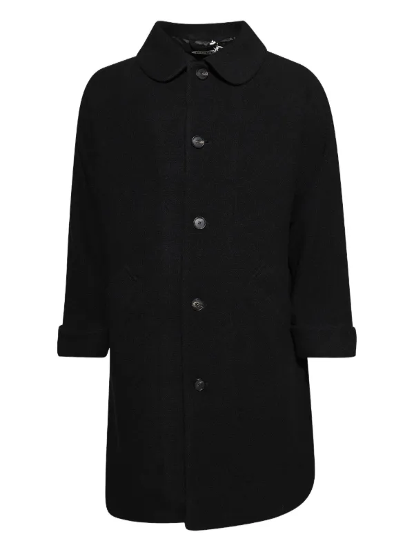 Bode Button-fastening Coat in Black