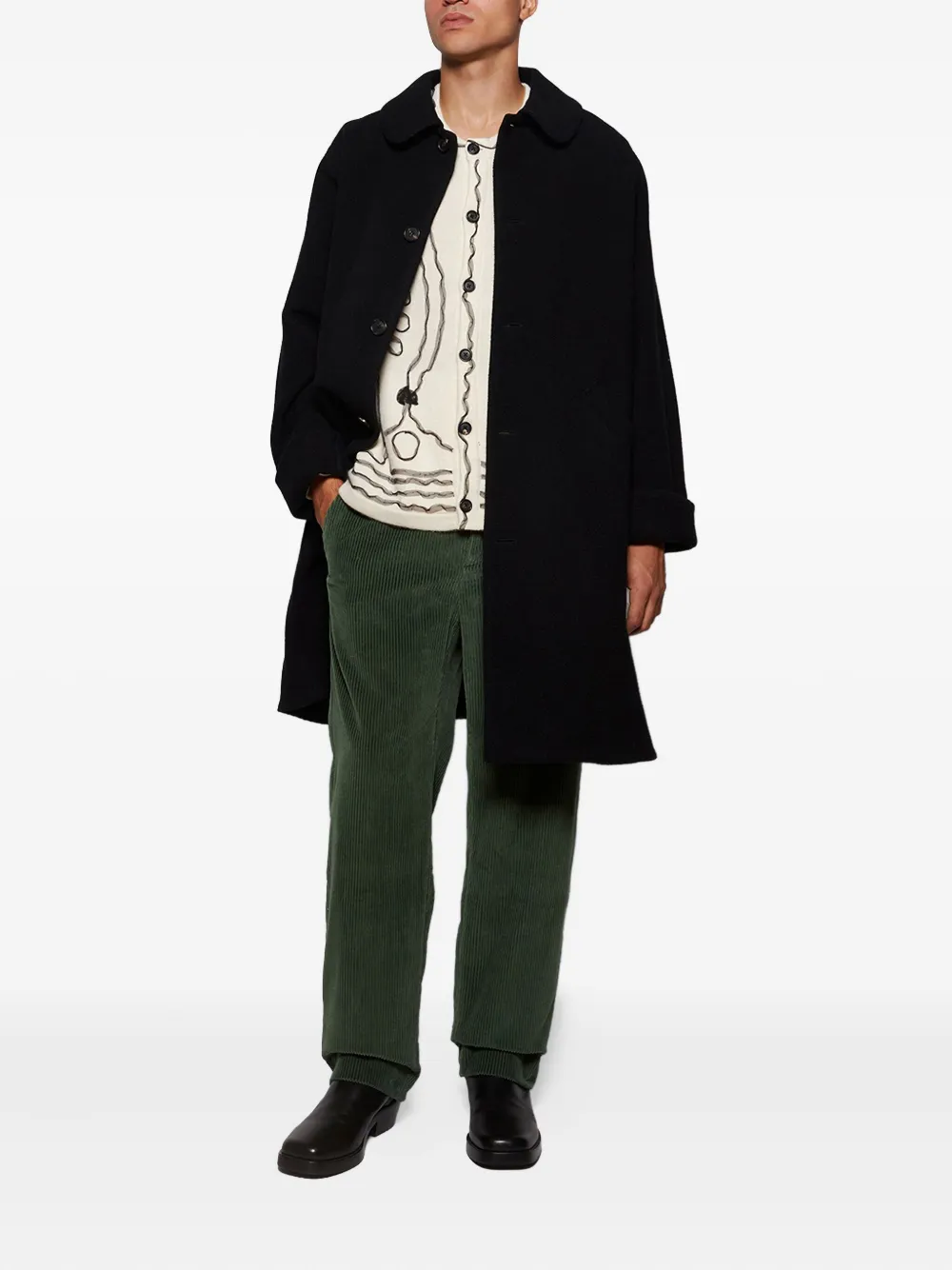 BODE button-fastening coat | Pardessus | Image 2