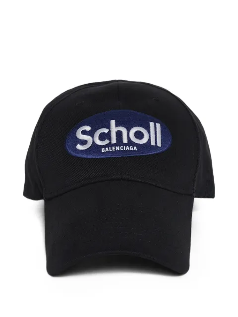 Balenciaga x Scholl logo-embroidered baseball cap
