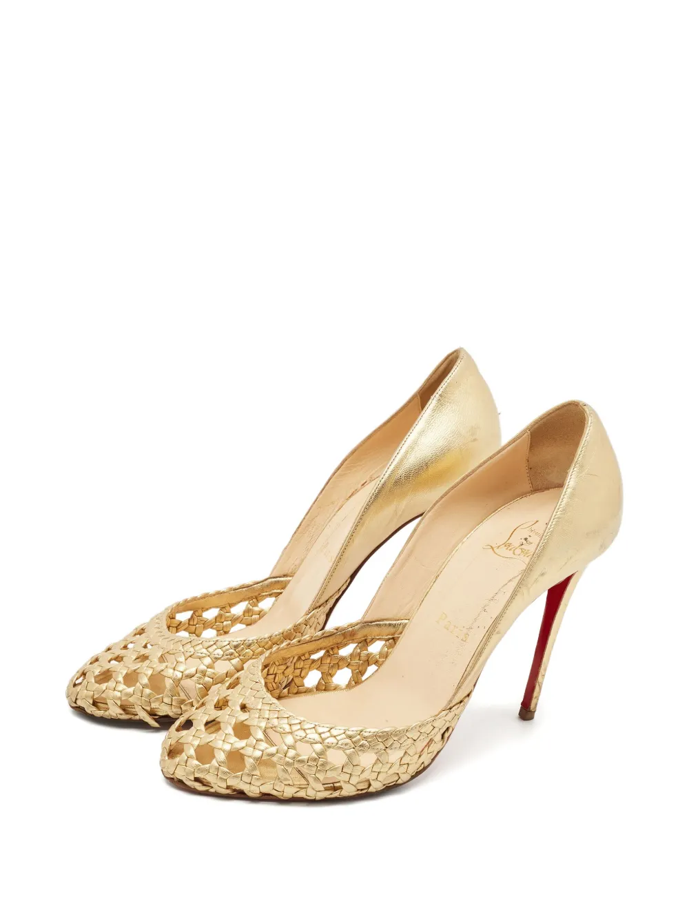 Christian Louboutin Pre-Owned 1148550 Gold - Goud