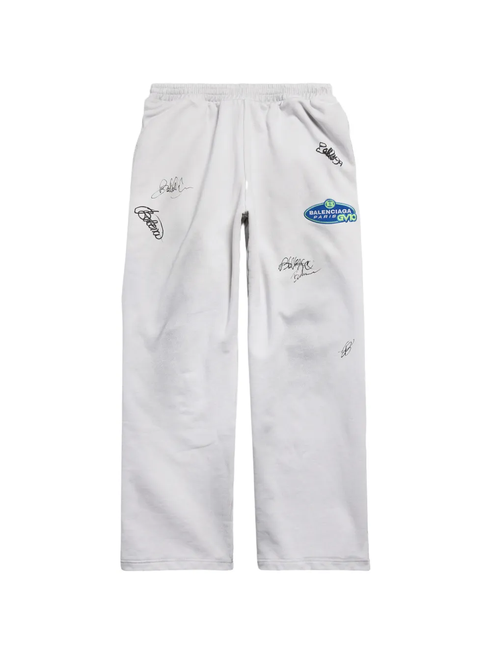 Balenciaga signatures baggy trousers - Grigio