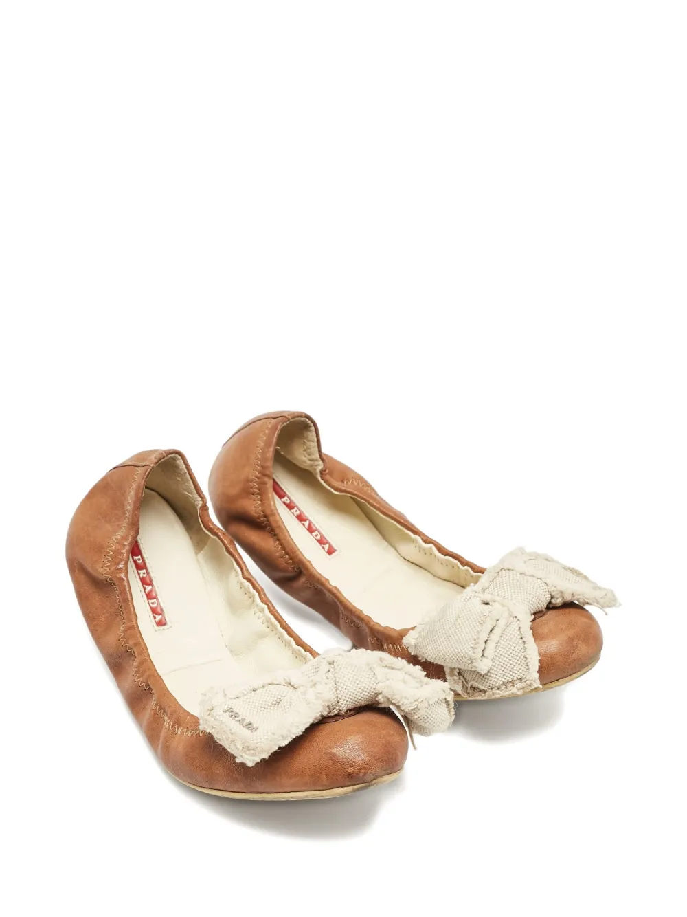 Pre-owned Prada 1141756 Brown