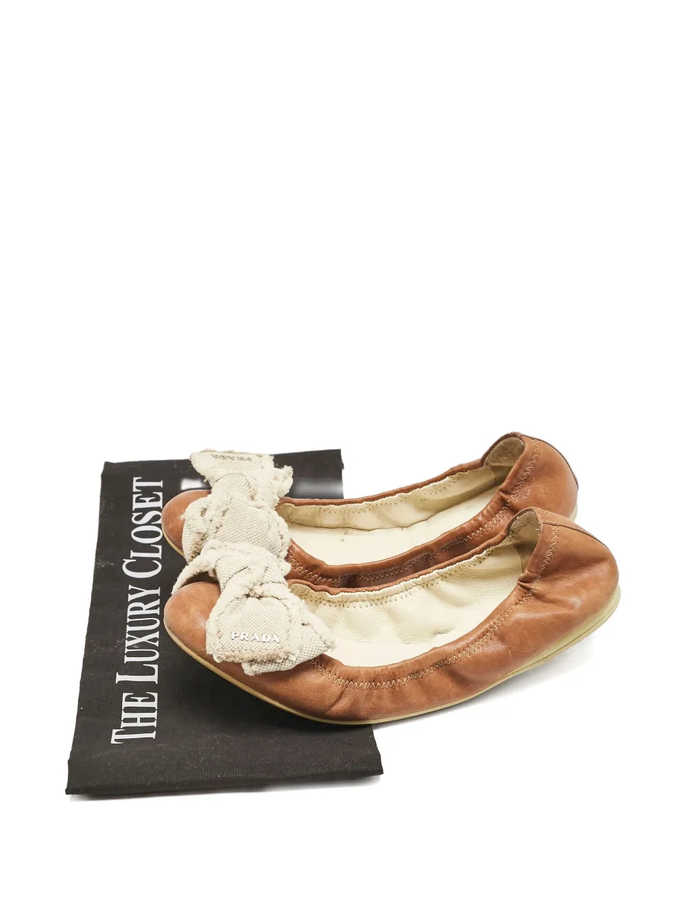 Pre-owned Prada 1141756 Brown