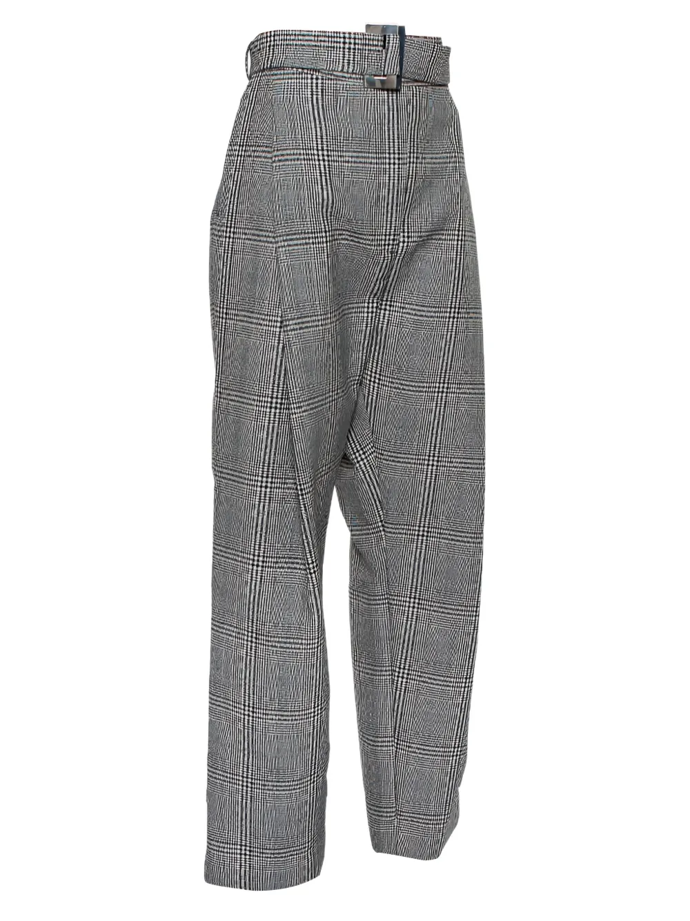 Ellery belted plaid trousers | Grey | Image 1