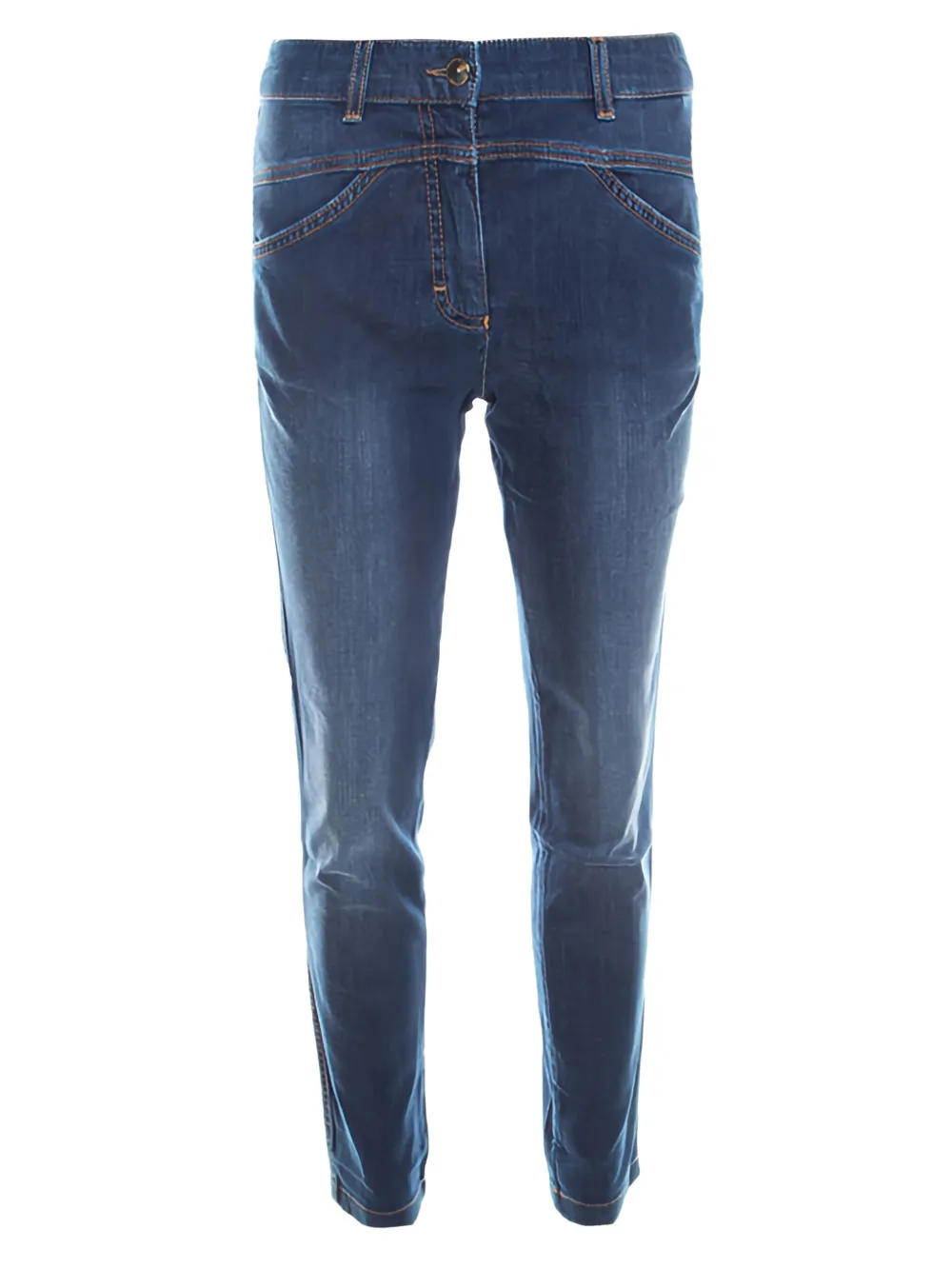 Escada Pre-Owned Jeans con dettaglio cuciture - Blu