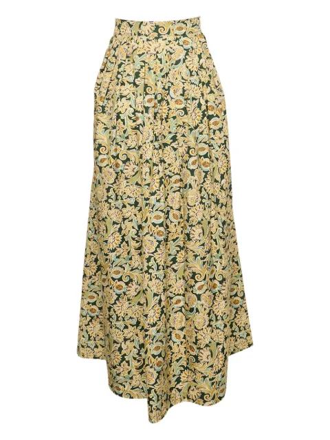 Weekend Max Mara falda con pliegues y estampado floral