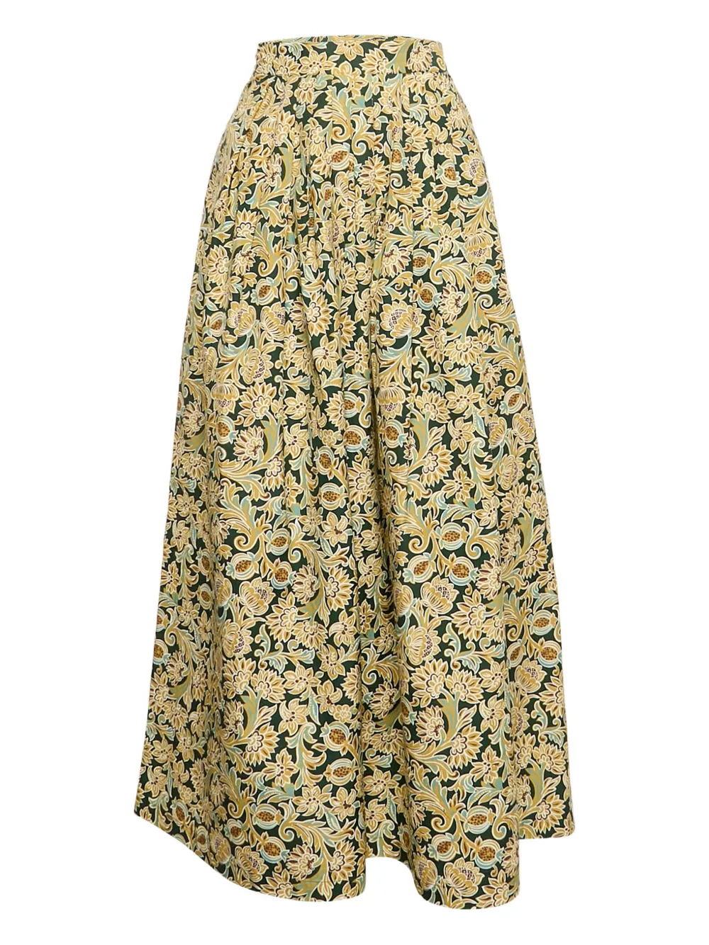 Weekend Max Mara Plooirok met bloemenprint - Geel