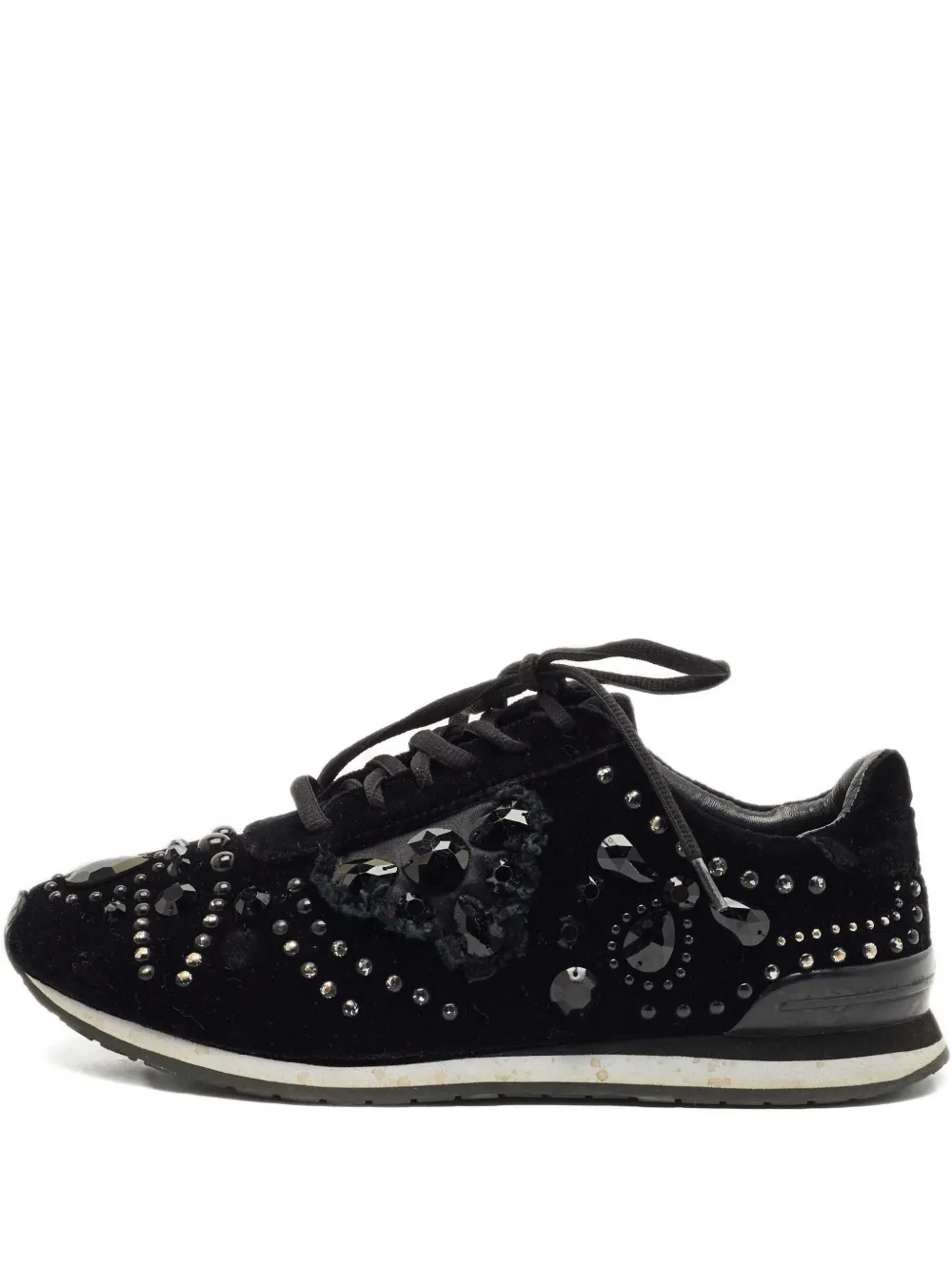 Tory Burch Sneakers mit Kristallen - Schwarz