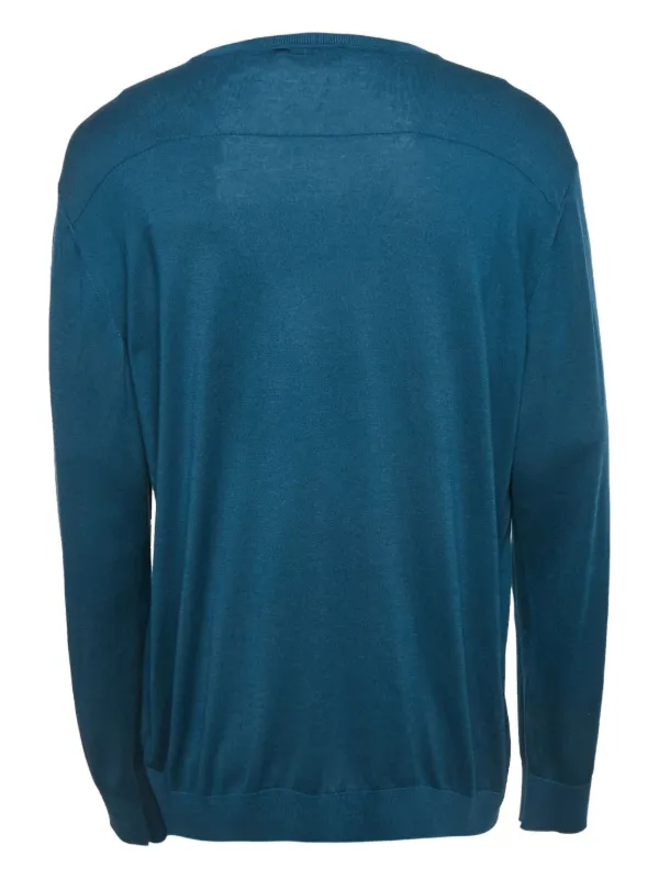 Ermenegildo Zegna エルメネジルド・ゼニア クルーネックニット Ermenegildo Zegna Vintage クルーネック セーター | ブルー