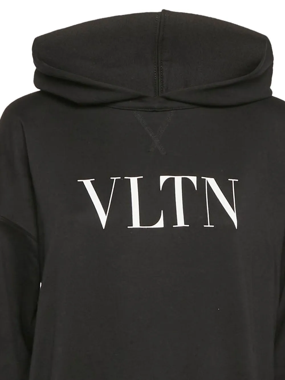 Valentino Pre-Owned Hoodiejurk met logo - Zwart