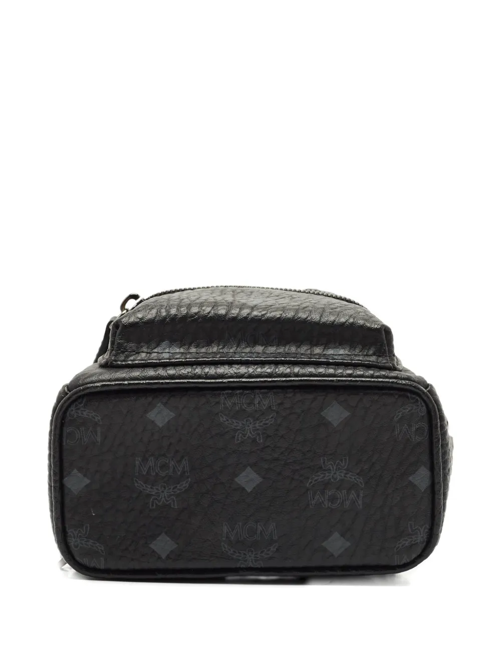 Pre-owned Mcm Stark Stud-embellishment Backpack In Black