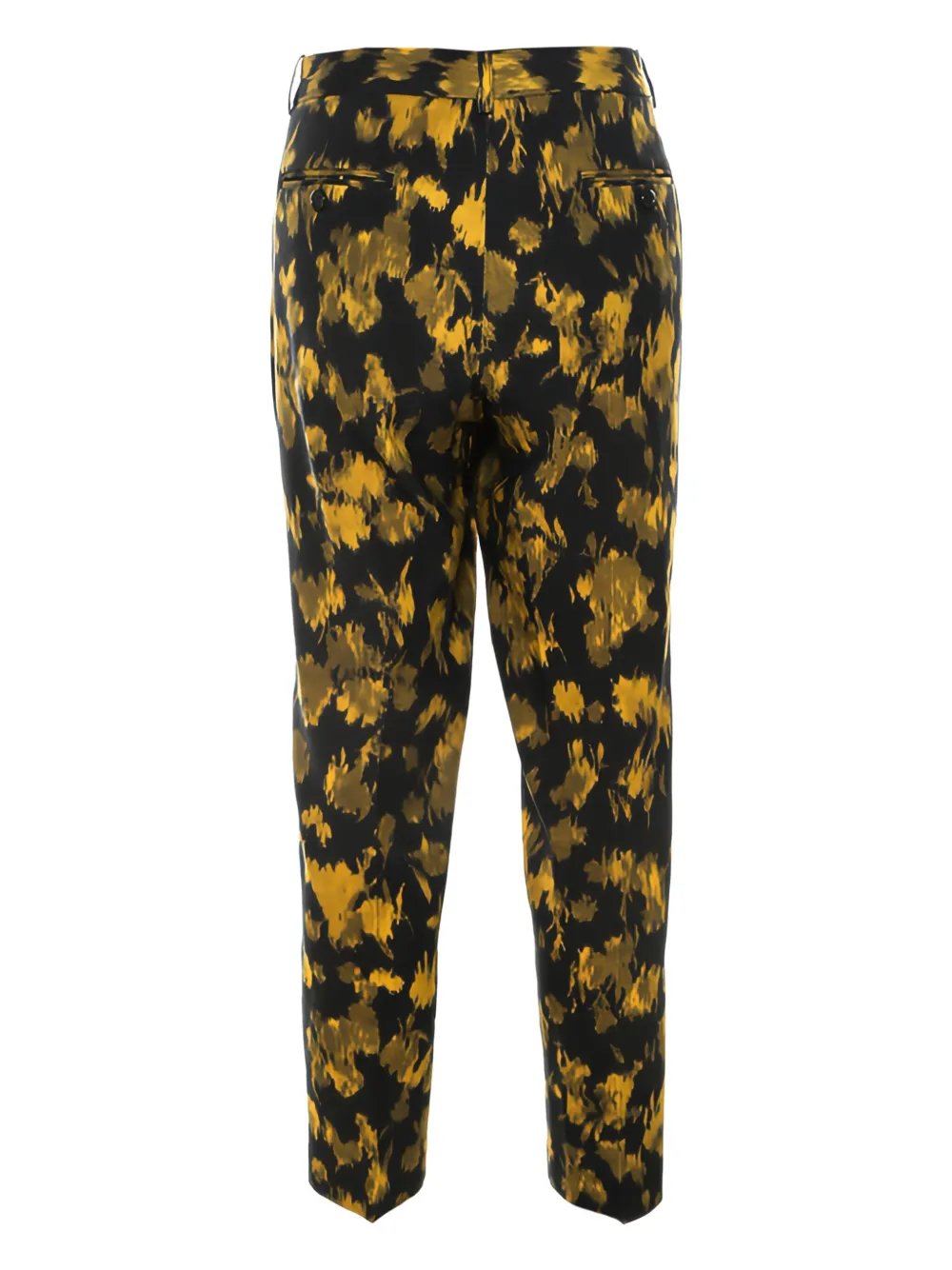 Michael Kors Vintage 2024 Ikkat broek met zak - BLACK AND YELLOW