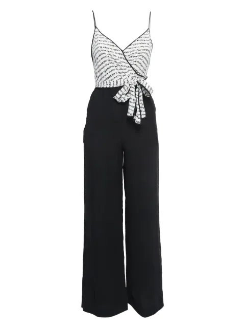 Diane Von Furstenberg Vintage wrap-top jumpsuit