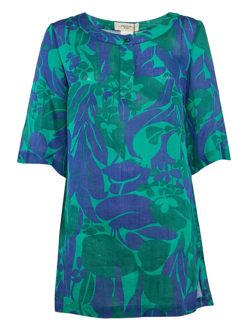 Weekend Max Mara pre-owned floral print top | Green | Image 1