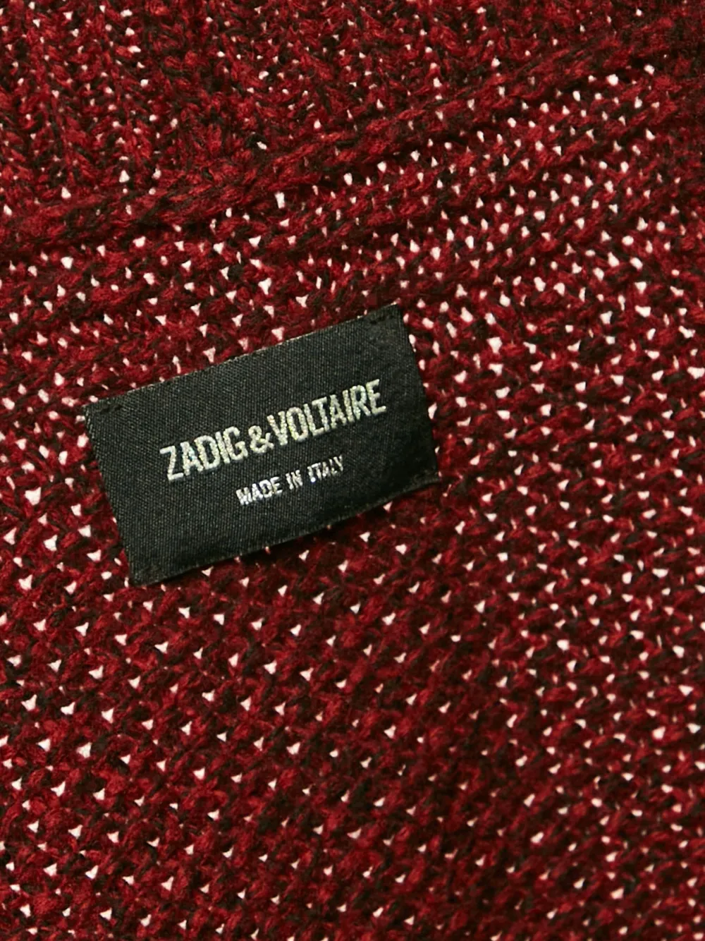 Pre-owned Zadig & Voltaire Open-front Cardigan In Red