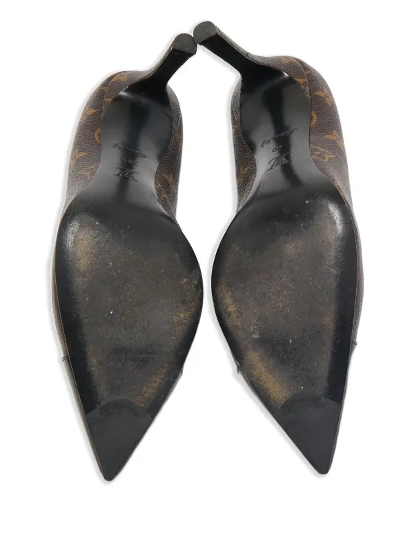 Louis Vuitton Pre-Owned モノグラムキャンバス パンプス 100mm