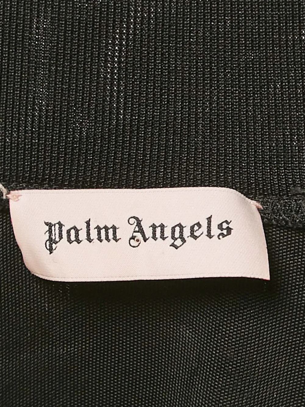 Pre-owned Palm Angels Draped Jersey Mini Dress In Black