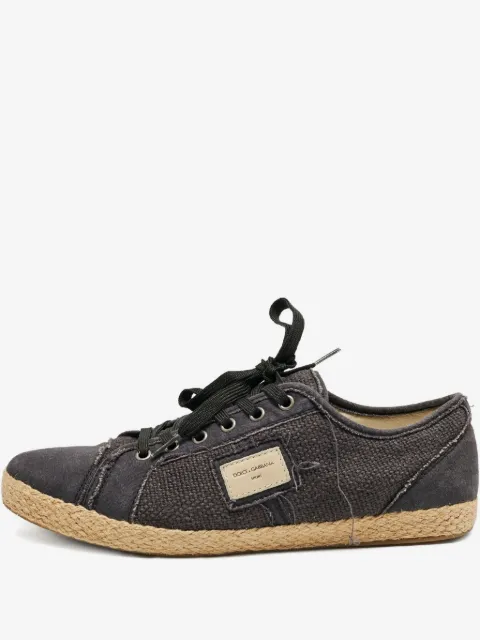 Dolce & Gabbana Pre-Owned jute-sole sneakers