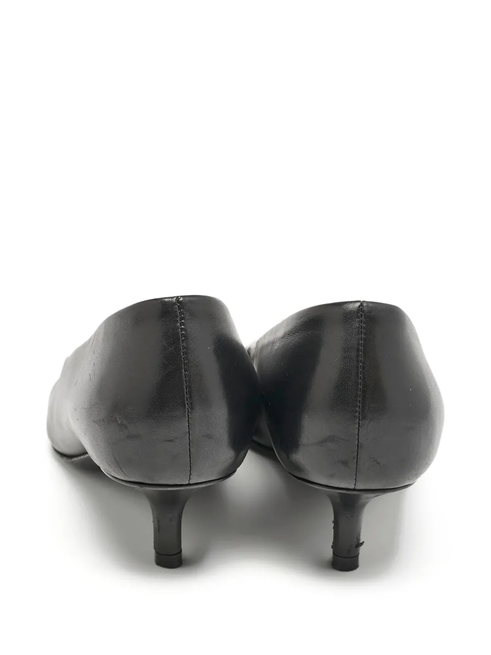 Burberry Pre-Owned 50 mm pumps met logodetail - Zwart