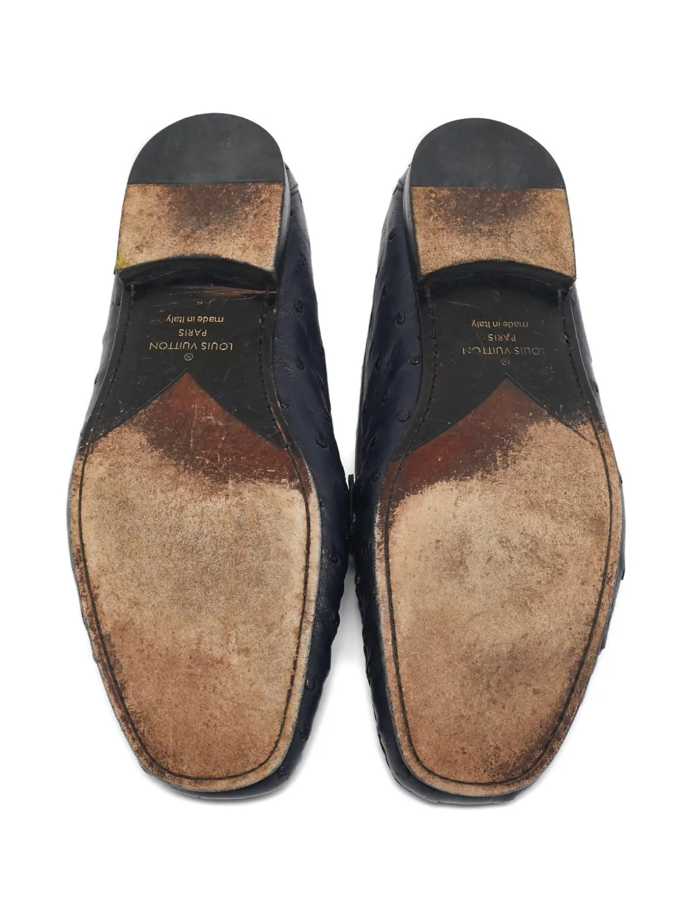 LOUIS VUITTON Pre-owned Monte Carlo Loafers In Blue