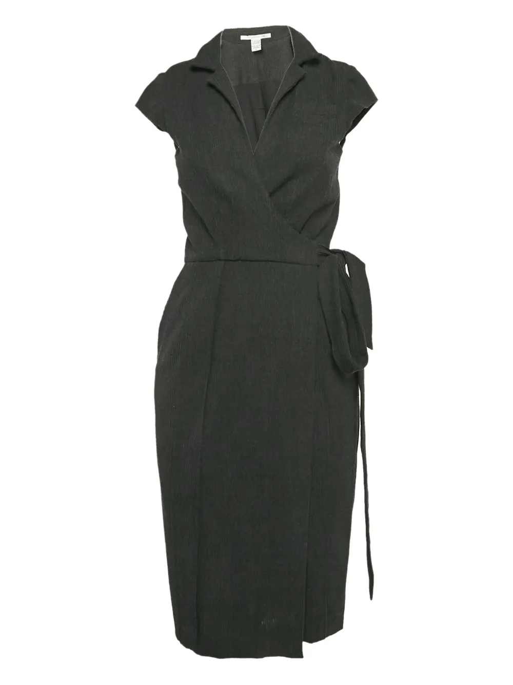 Diane Von Furstenberg Vintage wrap midi dress | Black | Image 1