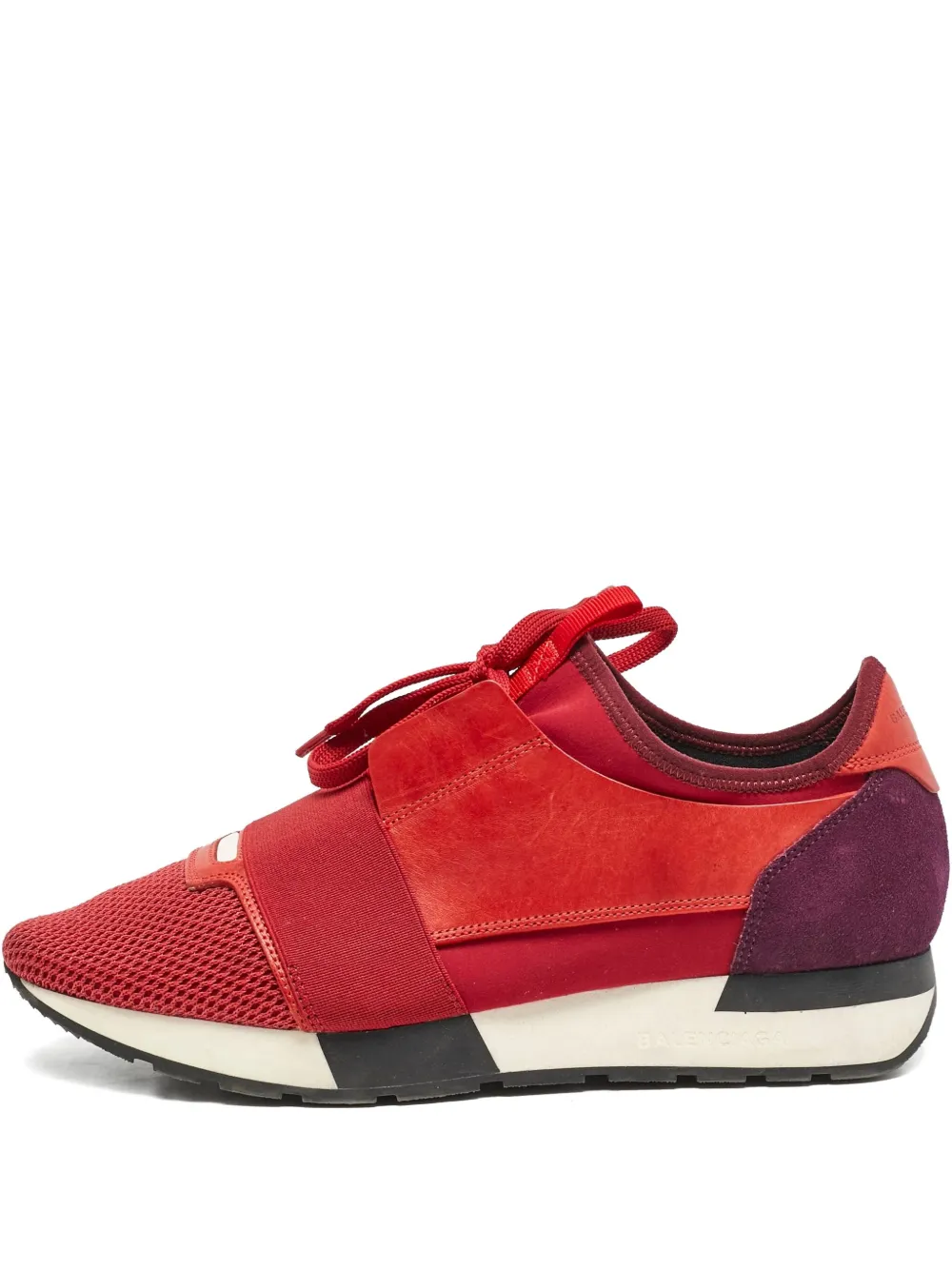 Balenciaga Pre-Owned Race Runner Mesh-Sneakers - Rot