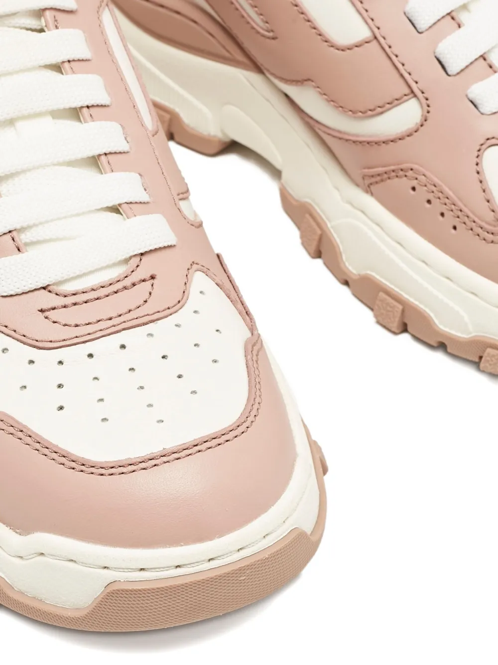 BALLY Pre-owned Leather Sneakers In Pink