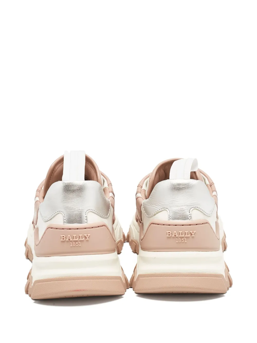 BALLY Pre-owned Leather Sneakers In Pink