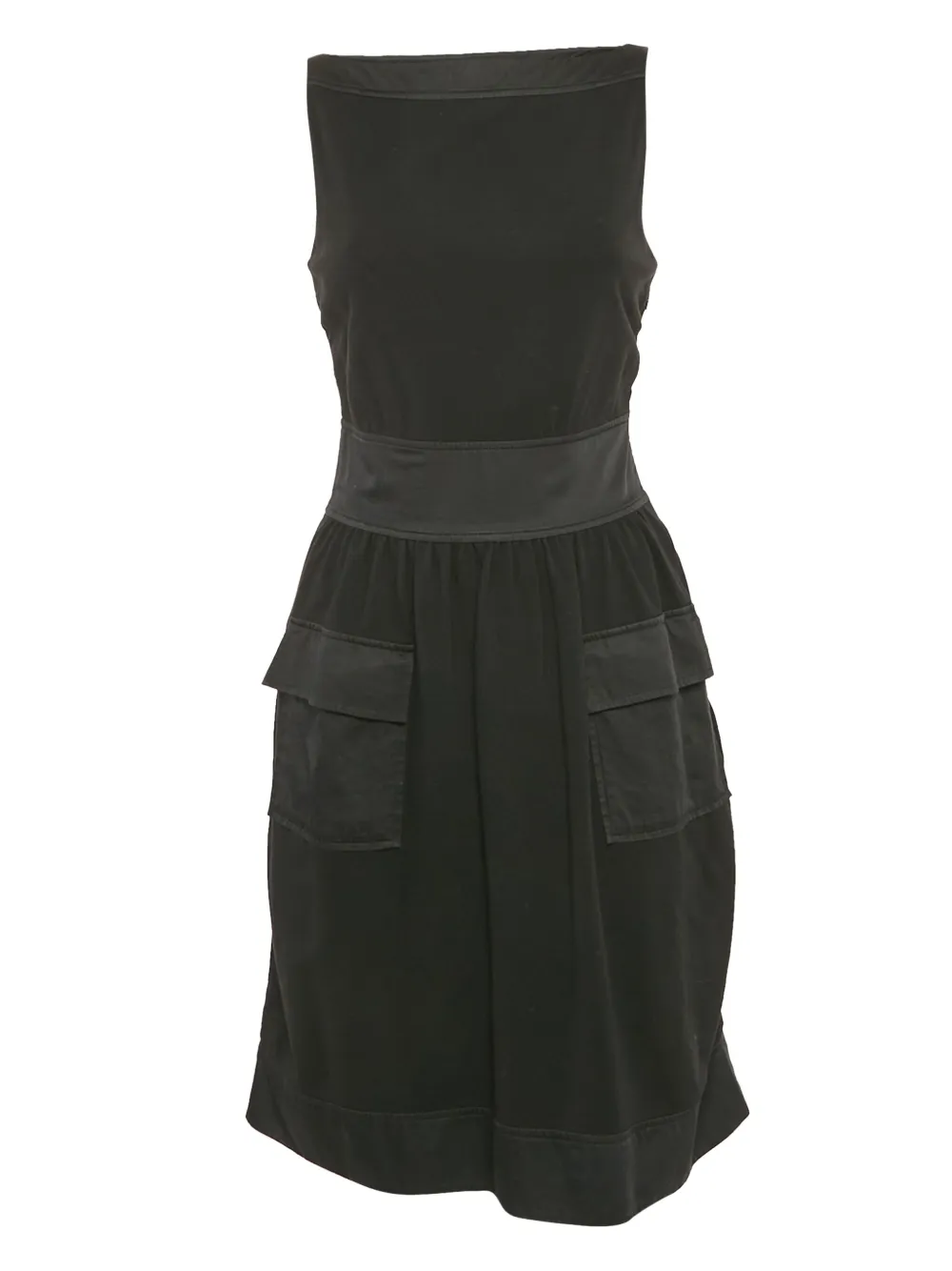 Diane Von Furstenberg Vintage sleeveless pocket dress | Black | Image 1