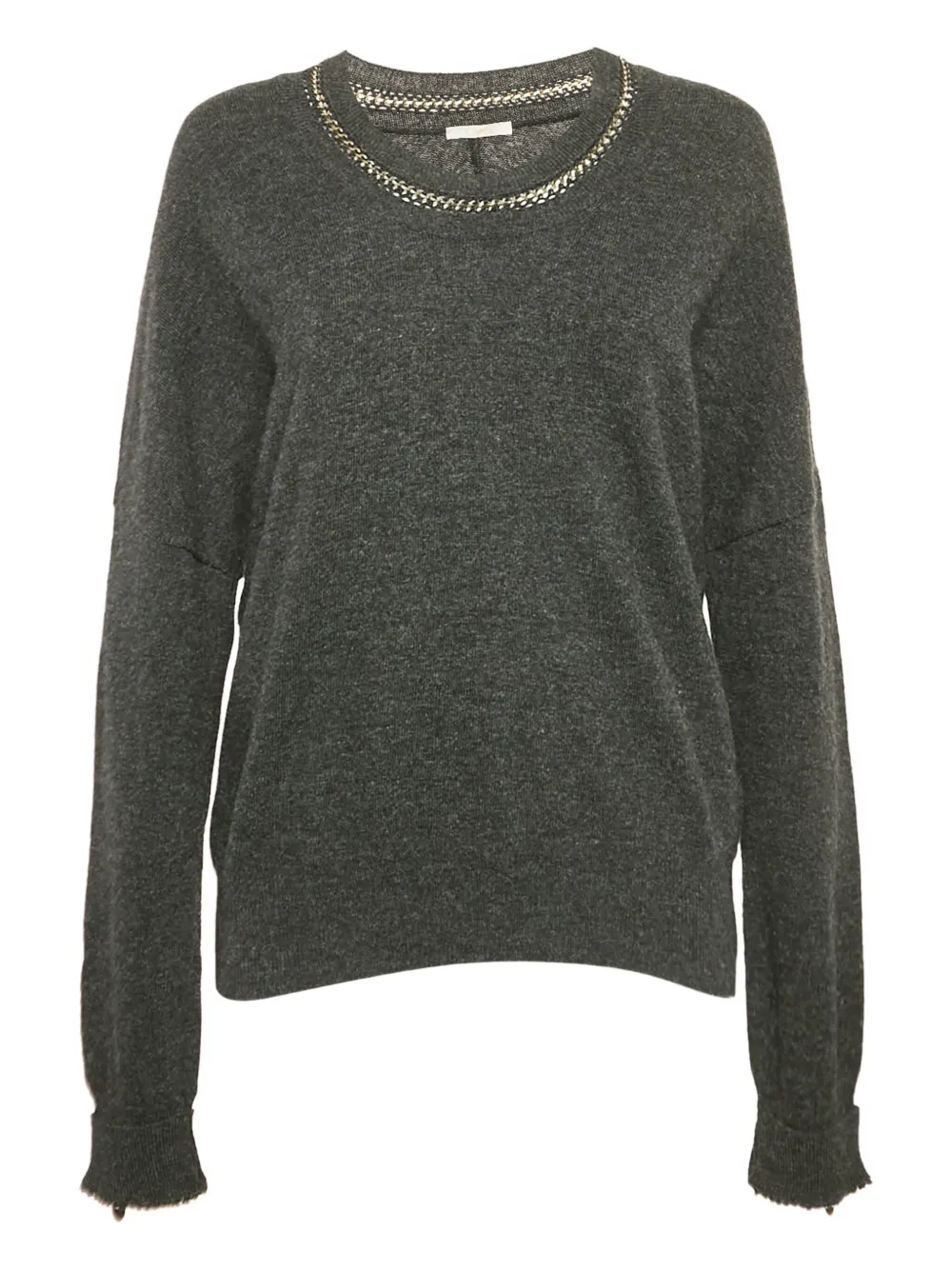 Pre-owned Chloé Wool Sweater In Gray