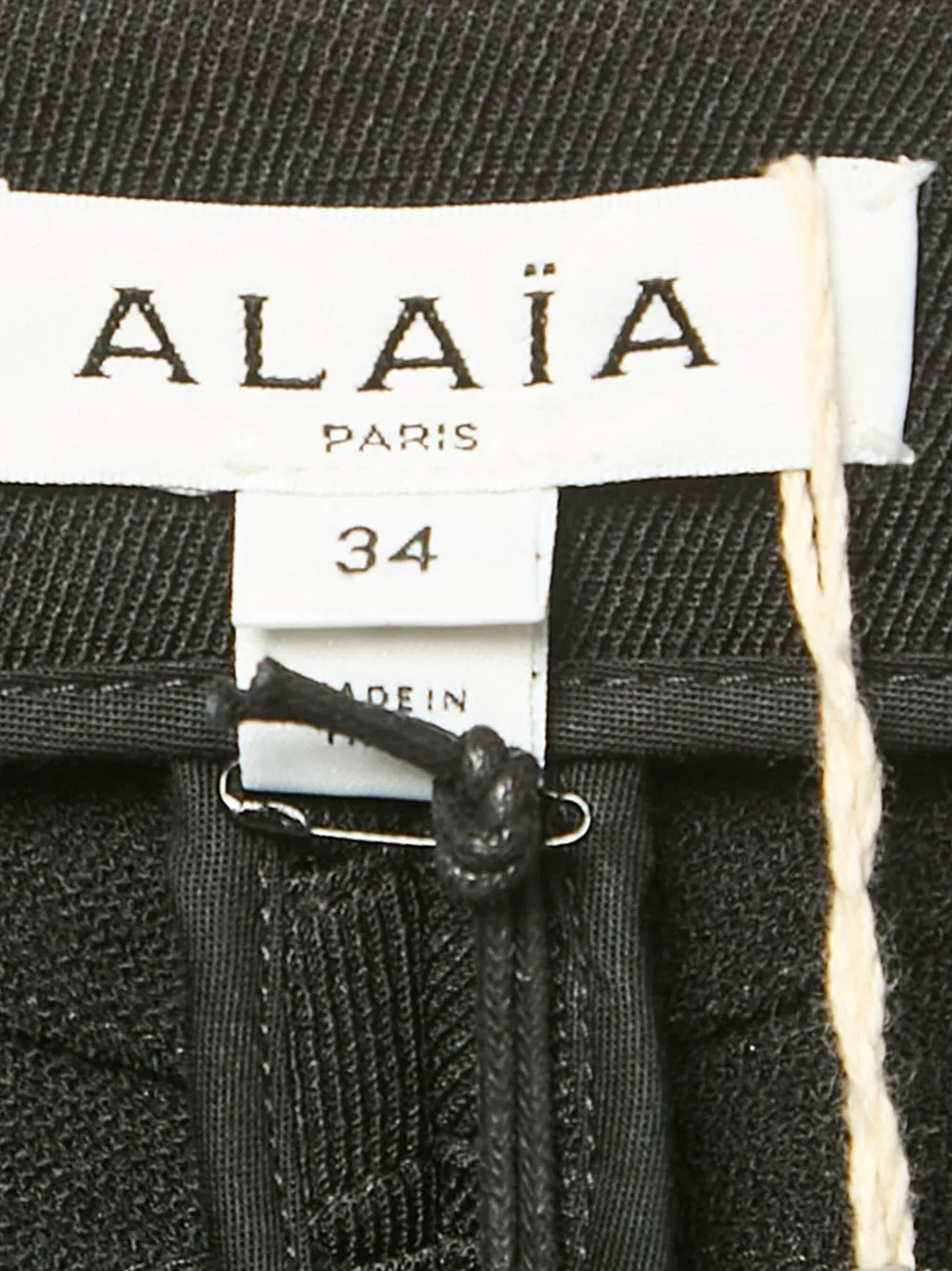 Alaïa Pre-Owned High waist broek - Zwart