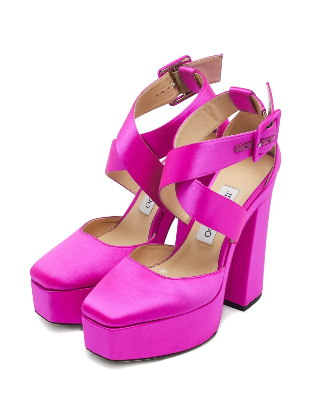 Jimmy Choo Pre-Owned 150 mm Gian pumps met plateauzool - Roze