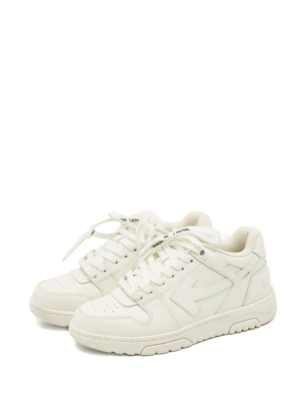 Off-White Pre-Owned Out Of Office leren sneakers - Wit