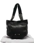 Jimmy Choo Pre-Owned Nica leather chain tote bag - Black