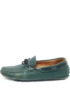 Tod's Vintage リボン スエードローファー | ブルー | FARFETCH JP