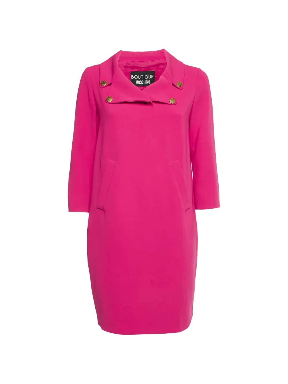 Boutique Moschino Abito midi in crêpe - Rosa