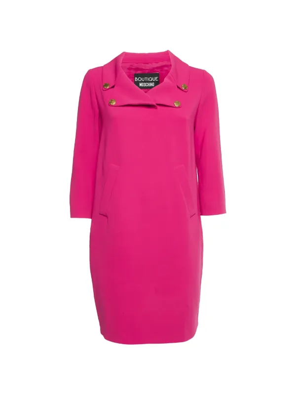 moschino dress pink Moschino Teddy Bear cotton jersey dress