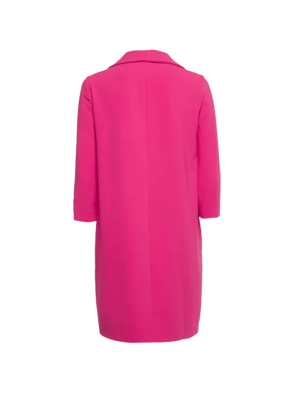 boutique moschino pink dress Boutique Moschino Georgette Ruffle Dress Women's Dress Pink : 36