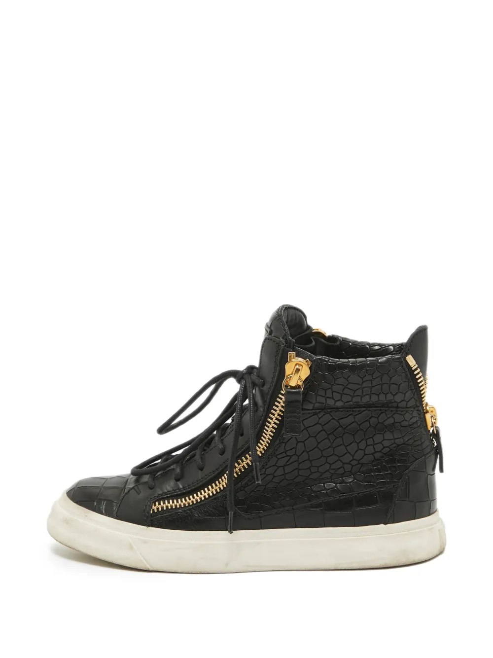 Giuseppe Zanotti Vintage Sneakers goffrate - Nero