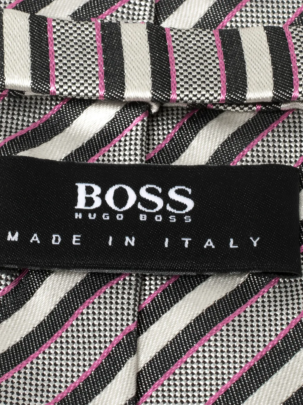 BOSS striped silk tie | Image 2