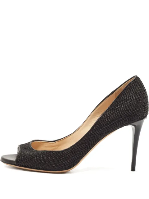 Jimmy Choo Pre-Owned 80mm mesh pumps