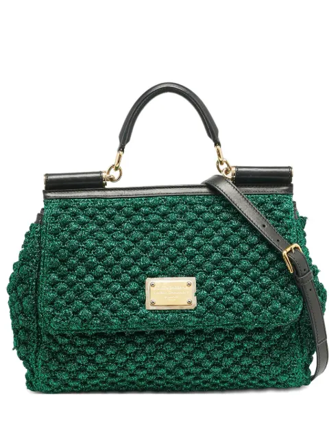 Dolce & Gabbana Pre-Owned Miss Sicily lurex crochet  Bag