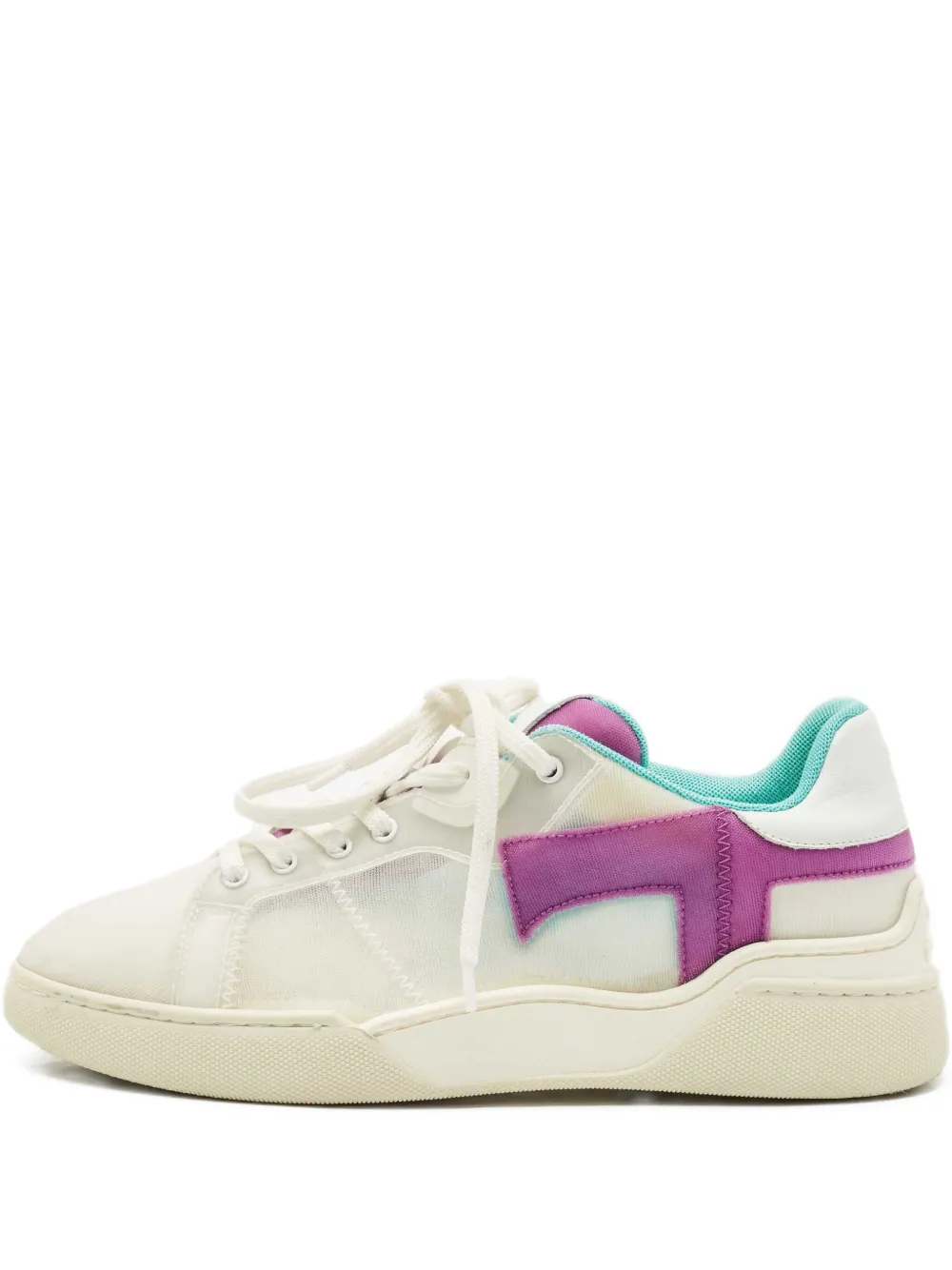 Tod's Vintage Sneakers con design a inserti - Bianco